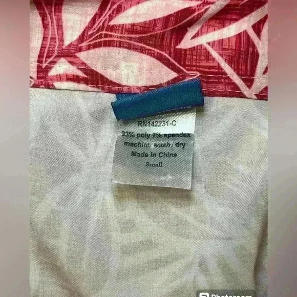 RIP SKIRT Hawaii Darling Red Floral Print True Wrap Mini Skirt - Picture 5 of 5